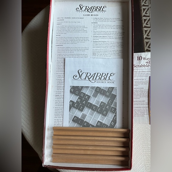 Backgammon and Scrabble Board Games Bundle - Picture 5 of 16